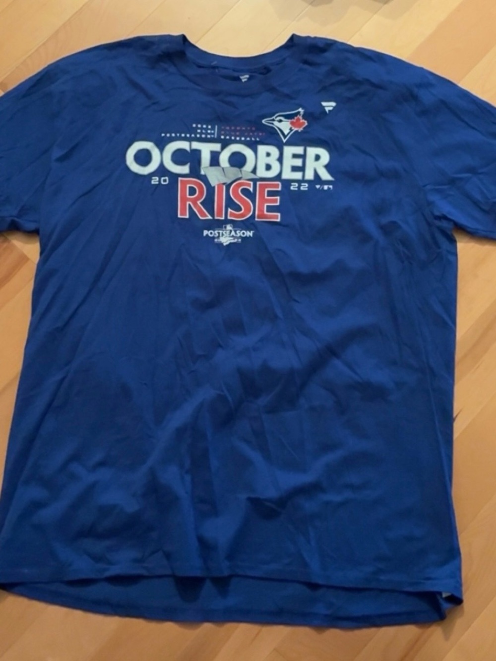 Blue 'October Rise' Postseason Short-Sleeve Tee